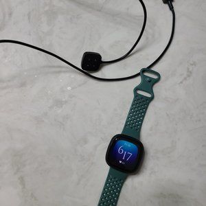 Fitbit sense with screen protectors and bands